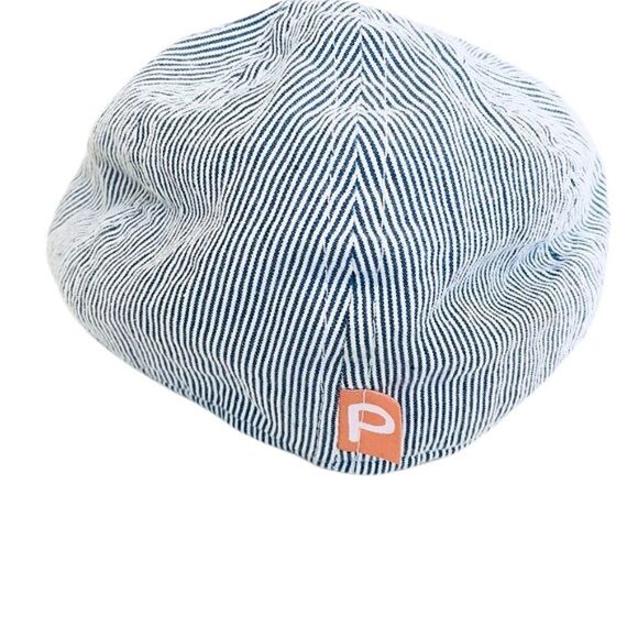 PUSBLU Navy Striped Newsboy Cap - Picture 2 of 3